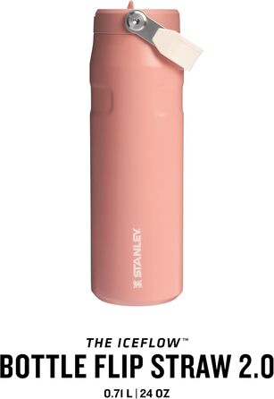 Термокружка Stanley Flip Straw 2.0, 700 мл, Sienna: Зберігає холод до 17 годин, з трубочкою, BPA-free, для напоїв, миється в посудомийній машині