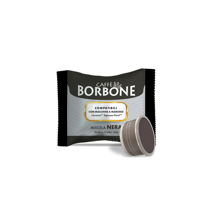 Кава в капсулах Caffè Borbone Espresso Point (Чорна суміш), 100 шт, сумісні з кавомашинами Lavazza Espresso Point