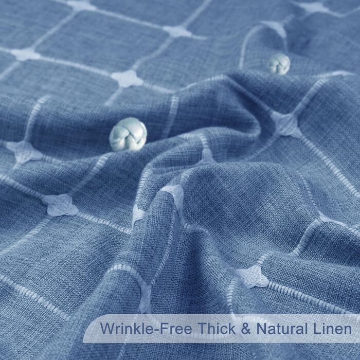 Штора для душу Sage Green - Льняна штора в стилі бохо для ванної кімнати, 72x78 дюймів (183x213 см), з китицями