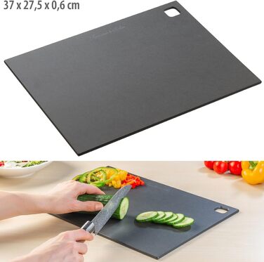 Rosenstein & Söhne Cutting Board Wood: 3-Piece Wood Fiber Cutting Boards, Dishwasher Safe, 37 x 27.5 cm (Cheese Cutting Boards, Large Kitchen Board)…