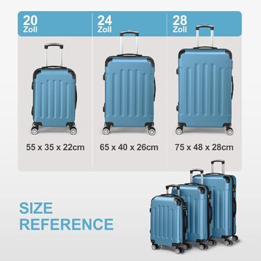 Набір валіз LEADZM 3 шт. з захистом кутів, ABS, телескопічна ручка, ручна поклажа, контрастне забарвлення (кремово-білий)