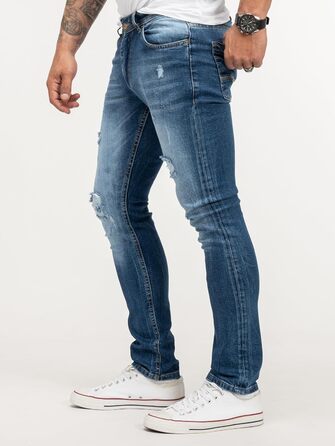 Чоловічі джинси Rock Creek Slim Fit M21 (32W/34L, сині) - Оригінал