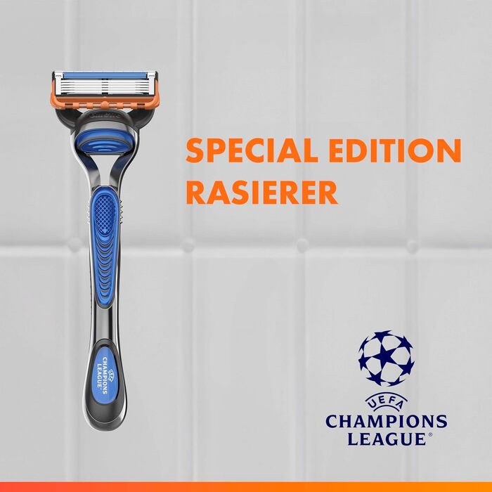 Подарунковий набір бритви Gillette Fusion 5 для чоловіків, сталевий корпус, чорний колір