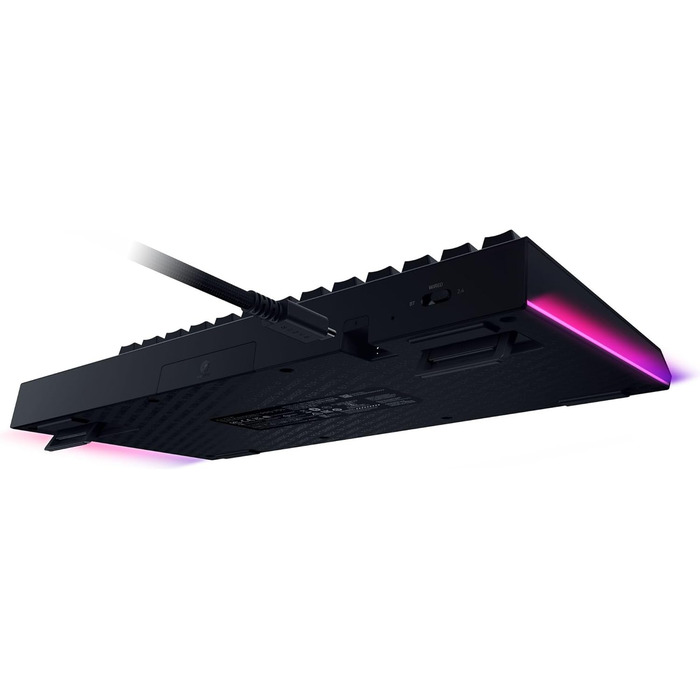 Механічна ігрова клавіатура Razer BlackWidow V4 Pro 75% з Green Switch, RGB Chroma, 6 макро-клавіші, Doubleshot ABS, QWERTY US-розкладка, чорна