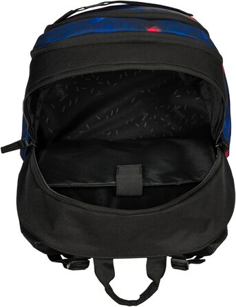 Шкільний рюкзак Baagl для хлопчиків та дівчаток-підлітків - рюкзак на скейтборді з відділенням для ноутбука та нагрудним ременем для школи, гімназії, середньої школи (Індиго)