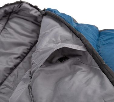 Спальний мішок Trespass Doze DREI для трьох сезонів, 230x85x55 см, колір кобальт