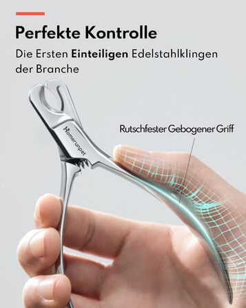 Ножиці для обрізання кігтів котів HomeRunPet з мартенситної сталі - професійні, безпечні, з антиковзними ручками