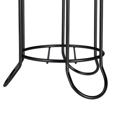 Relaxdays Black Standing Toilet Paper Holder