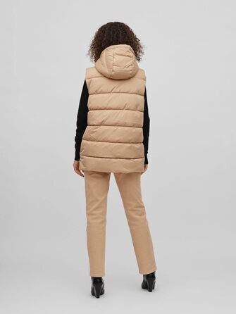 Жилет утеплений Vila Vitate S/L для жінок, розмір 34, колір Sesame