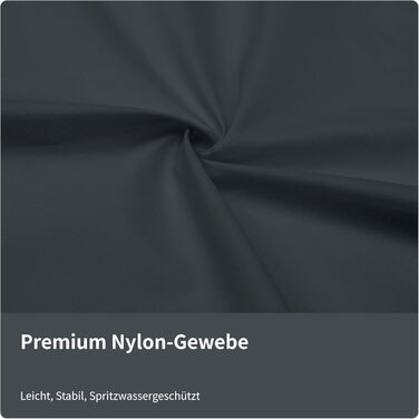 Органайзер для валізи Cipway, 5 частин: кубики для одягу, нейлон, сірий. Підходить для ручної поклажі
