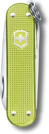 Мультитул Victorinox Classic SD Alox Lime Twist: Швейцарський ніж, 5 функцій, 58 мм