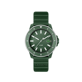 Годинник Lacoste 12.12 Scuba чоловічий, кварцовий, силіконовий ремінець (зелений)