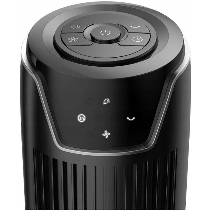 Колонний вентилятор Midea FZ10-17JR, чорний