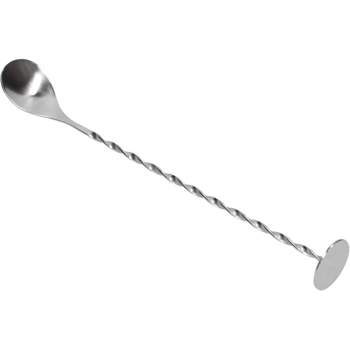 Набір для коктейлів Whiskey Rocks 17-Piece з бамбуковим підставкою: шейкер, мірний стакан, товкачик, ложка, з нержавіючої сталі, сріблястий