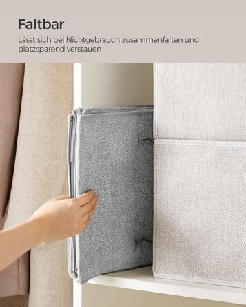 Органайзер для шафи SONGMICS, вішалка для одягу, полиця-органайзер, сіра, 2 шт.