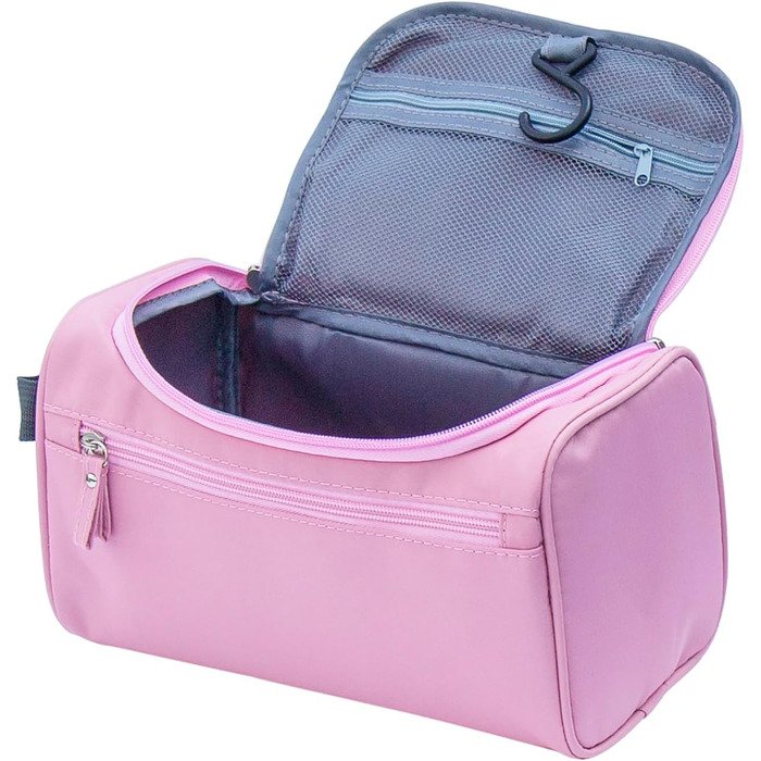 Косметичка для подорожей - універсальна косметичка для чоловіків та жінок, сумочка для гігієнічних засобів, рожева