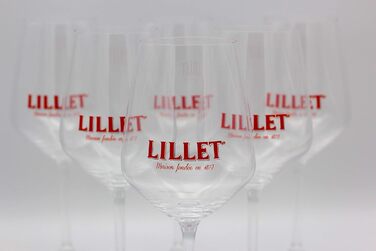 Набір келихів Lillet 6 шт. – скляні бокали для коктейлів, оригінал