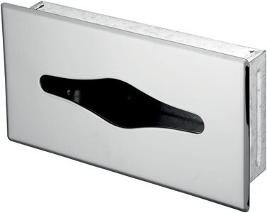 Ideal Standard A9133MY Kleenex Tissue Box Cover, IOM Series, Chrome