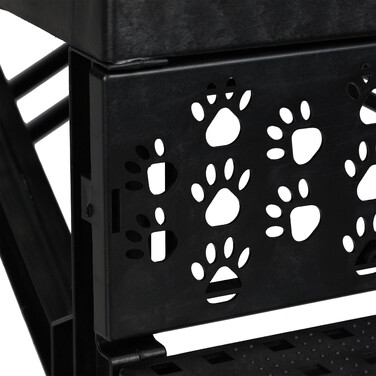 Relaxdays Dog Stairs, 3 Steps