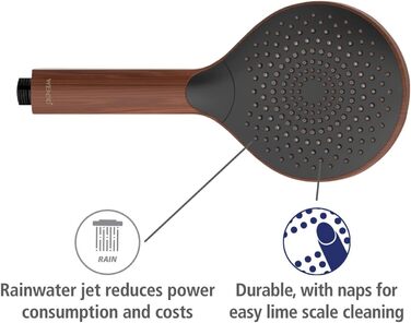 Watersaving Showerhead Wood