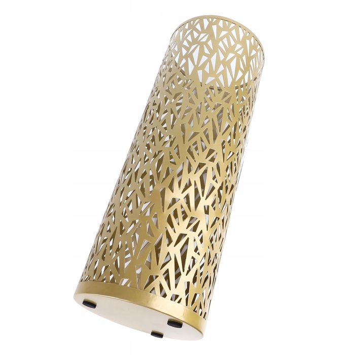 Металевий підставка-парасольниця, кругла/трикутна, золотиста, великий розмір