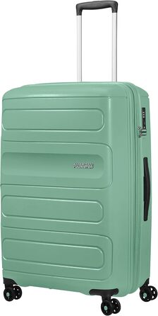 American Tourister Sunside Spinner Luggage, 55 cm, 35 Liter, Black (Spinner L expandable (77 cm - 106/118 L), Green (Mineral Green))