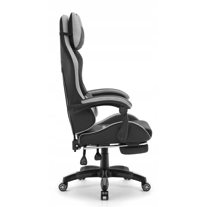 Ігрове крісло HELL'S CHAIR HC-1039 2.0 Black-Grey, тканина