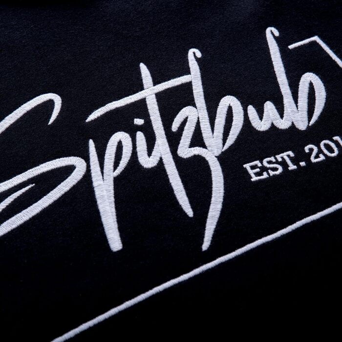 Чоловічий худі Spitzbub з капюшоном, чорний, розмір XL. Стильний дизайн, капюшонний пуловер