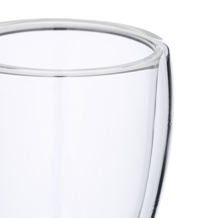 Relaxdays Double-Walled Latte Macchiato Glasses
