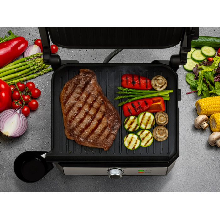 Електричний гриль-тостер розкладний Eldom GK200, 2000 Вт