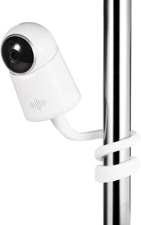 Дзеркало-тримач для дитячого монітора Lonnky 7.1' - сумісний з Vtech, Eufy, ANMEATE та іншими моделями, гнучкий кріплення для ліжечка та стіни, без інструментів