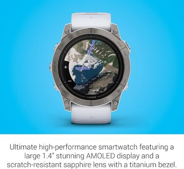 Годинник Garmin epix Pro (Gen 2) Sapphire Edition 51 мм: високопродуктивний смарт-годинник з інтегрованою ліхтариком та технологіями для тренувань