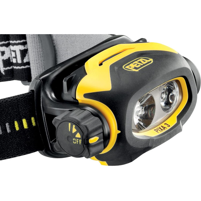 Ліхтар налобний Petzl Pixa 3 для дорослих, чорний/жовтий, універсальний розмір