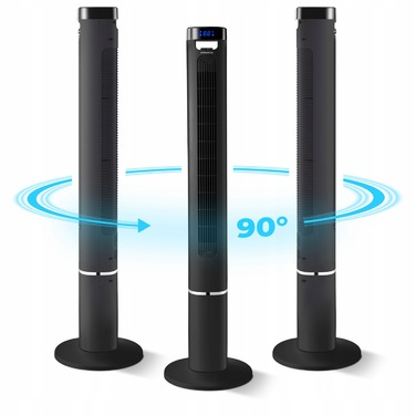 Колонний вентилятор Climative Fresh ION TF-46SBI, чорний