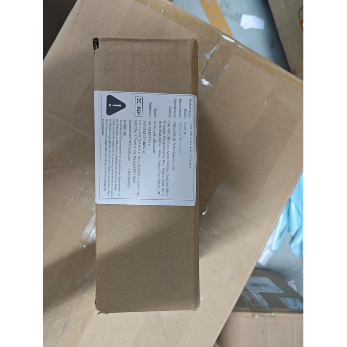 Скляна ваза 22,9 см блакитно-зелена, ручної роботи, сучасний дизайн, для квітів та декору, ідеально для дому та офісу