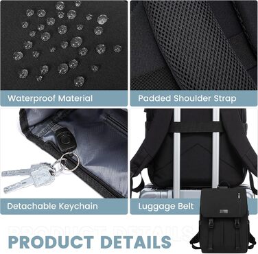 LOVEVOOK Рюкзак для жінок Елегантний 15.6 дюймів для ноутбука Водостійкий Шкільний рюкзак для дівчаток, підліток, жінок, для навчання, роботи, подорожей, бізнесу. Кольори: сірий, білий, рожевий, чорний (17.3 дюймів)