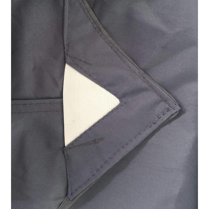 QUICK STAR Replacement Canopy for Garden Pavilion 3x3m Grey RAL 7012 Antique Pavilion Roof Replacement Cover