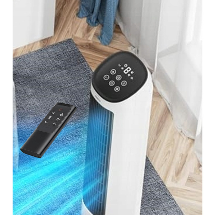 Колонний вентилятор Zilan TOWER FAN COOLER, білий