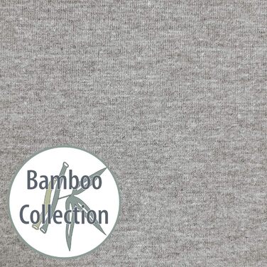 Theraline my7 Replacement Cover for Side Sleeper Pillow, Cover made of fine Bamboo Viscose + Organic Cotton, Bamboo Collection, Color: Melange Medium Grey Bamboo Collection
