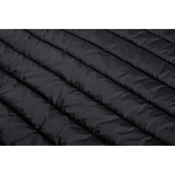 Чоловіча легка степкова жилетка Krumba для зими: утеплена жилетка з підтримкою тепла для щоденних поїздок, прогулянок з собакою та відпочинку на природі. Чорний колір.