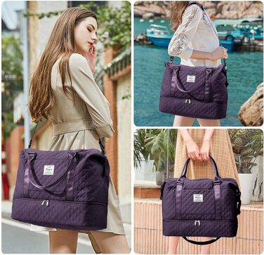 Спортивна сумка для подорожей Easyjet: водонепроникна, з відділенням для взуття, 47x37x22 см, 38 л, A5, бежева