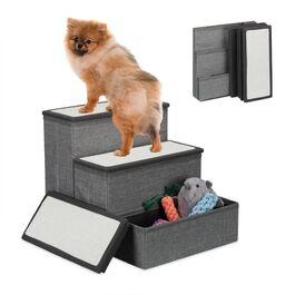 Relaxdays Folding Dog Steps - 3 Steps