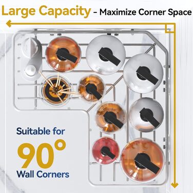 Органайзер для душу YASONIC (5 шт.), самоклеючий, нержавіюча сталь, полиці для ванної кімнати з мильничкою та 4 гачками, велика місткість, сріблястого кольору