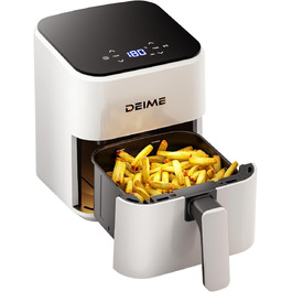 Фритюрниця Deime з гарячим повітрям 2.5 л, компактна цифрова Airfryer для випікання, розігріву та смаження, антипригарне покриття