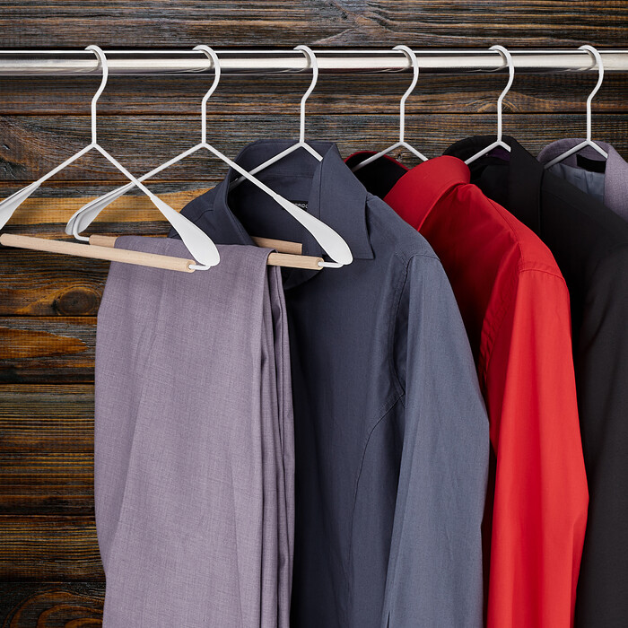 Relaxdays Clothes Hangers, 10-Piece Set
