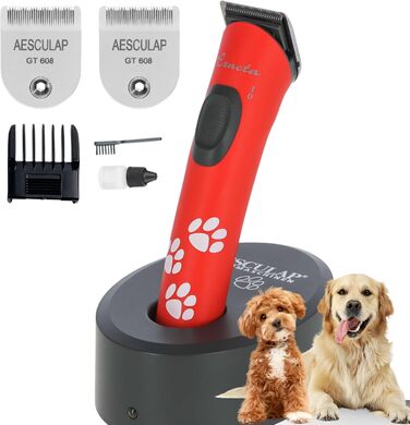 Машинка для стрижки собак Agrarzone Edition Aesculap Exacta - з запасним ножем, тиха, без вібрації, для собак та котів