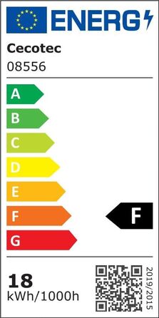 Стельовий вентилятор Cecotec EnergySilence Aero 5275 DarkWood з LED підсвіткою та пультом, 40W, 52 дюйми, DC мотор, зимовий/літній режим