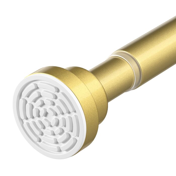 Телескопічна штанга для карнизів та душової кабіни без свердління, 79-195 см (Золотий)