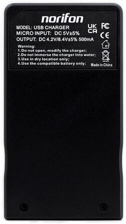 Зарядний пристрій EN-EL8 USB для камер Nikon Coolpix S52c, P1, P2, S1, S2, S3, S5, S50, S50c, S51, S51c, S52, S6, S7, S7c, S8, S9