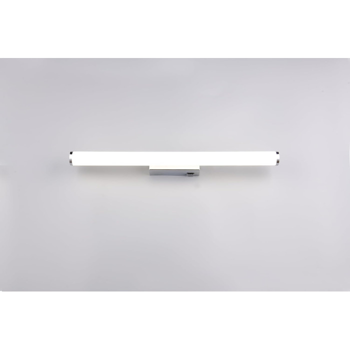 Trio Leuchten LED Bathroom Wall Light Mattimo 283274106, Metal Chrome, White Plastic, 4.3 Watt LED (Width 60cm)